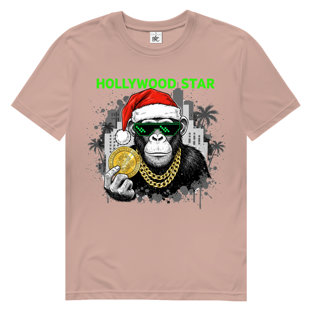 HOLLYWOOD AFFE Herren Premium Bio T-Shirt