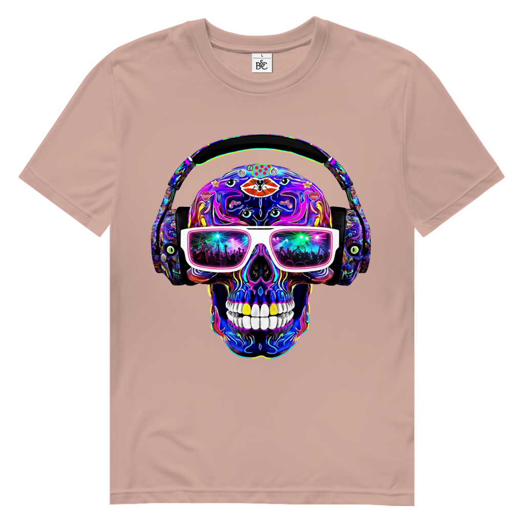 SKULL DISKO Herren Premium Bio T-Shirt