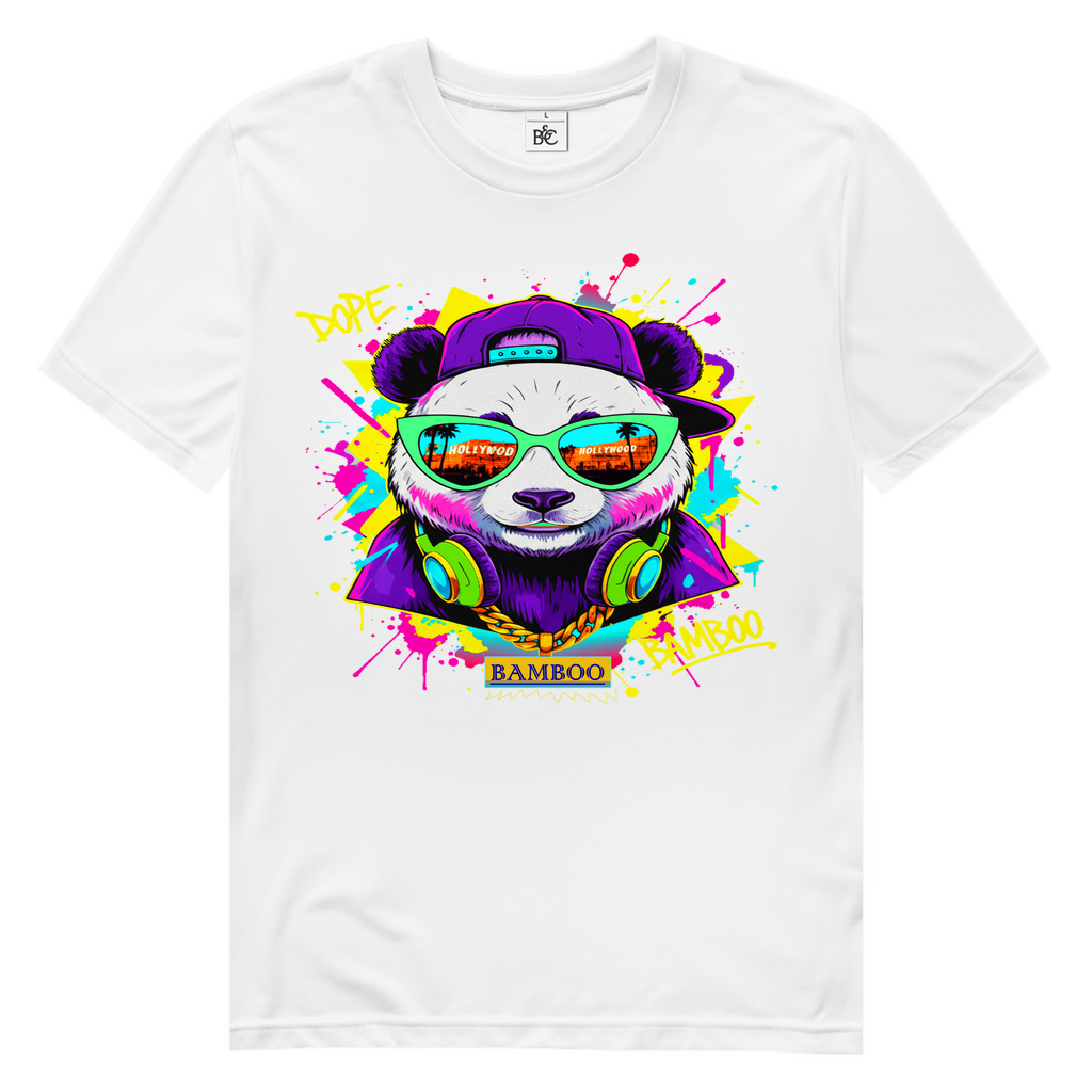 HOLYWOOD PANDA Herren Premium Bio T-Shirt