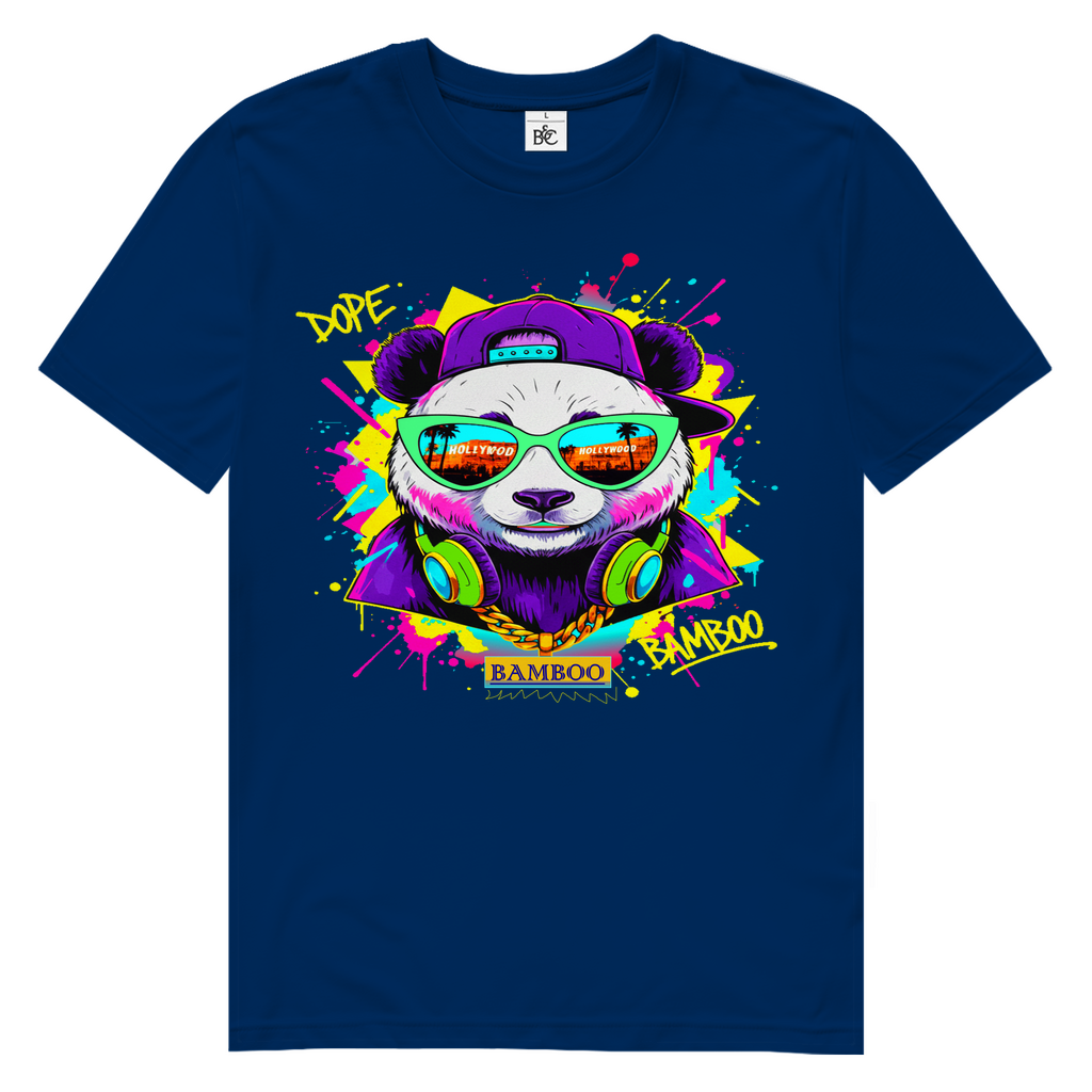 HOLYWOOD PANDA Herren Premium Bio T-Shirt