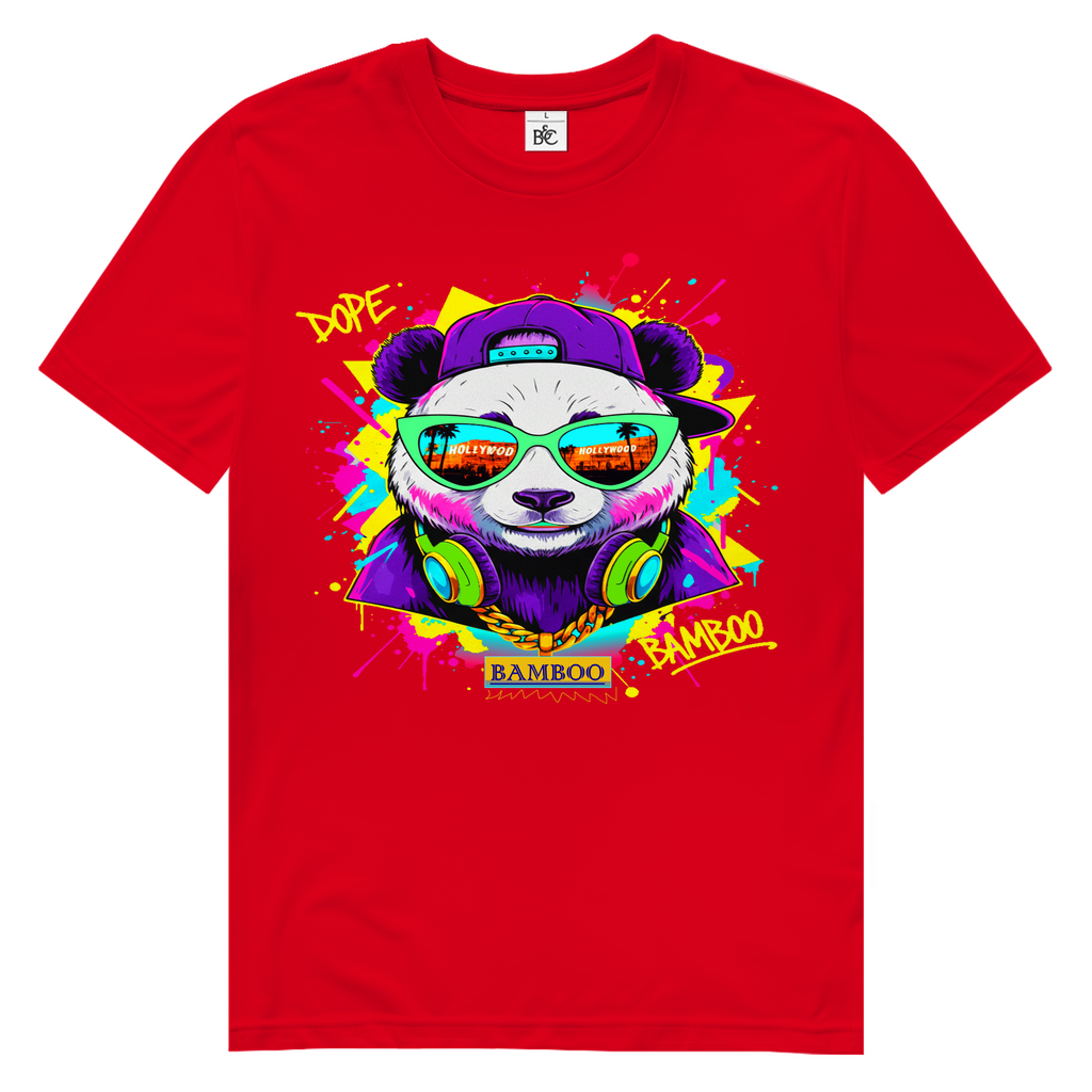 HOLYWOOD PANDA Herren Premium Bio T-Shirt