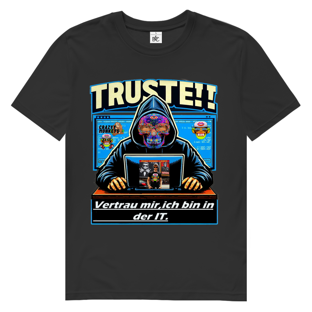 IT-Skull-Hacker T-Shirt Herren Premium Bio T-Shirt