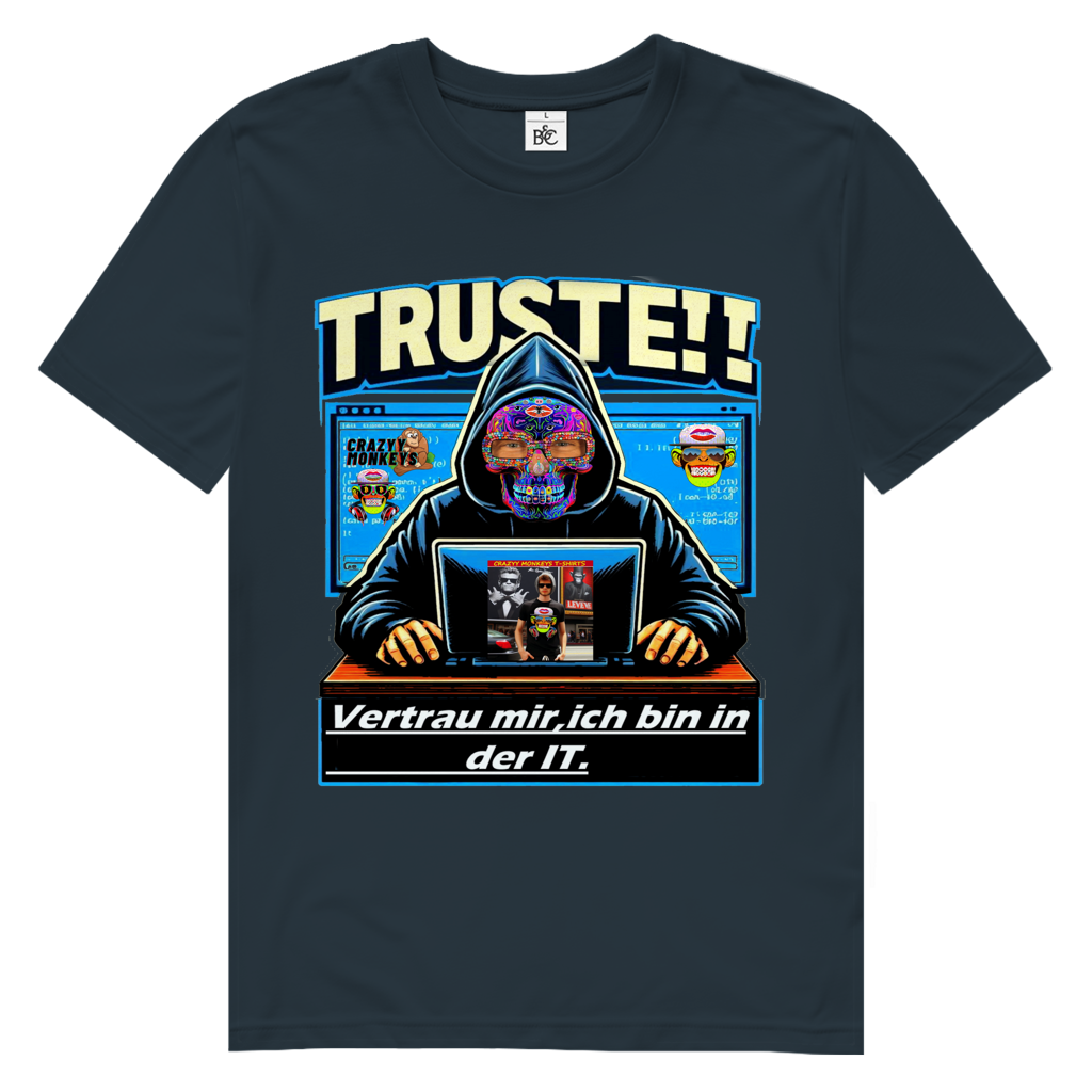 IT-Skull-Hacker T-Shirt Herren Premium Bio T-Shirt